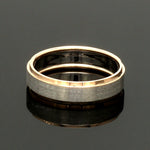 Load image into Gallery viewer, Platinum Love Bands with Rose Gold Ring JL PT 1408

