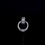 Load image into Gallery viewer, Plain Platinum Earring Bali for Men JL PT E 370
