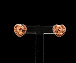 Load image into Gallery viewer, 18K Rose Gold Heart Earrings with Pink &amp; White Diamond JL AU PD 102   Jewelove.US
