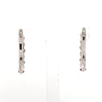 Load image into Gallery viewer, Platinum Diamond Earrings with Ruby for Women JL PT E 368
