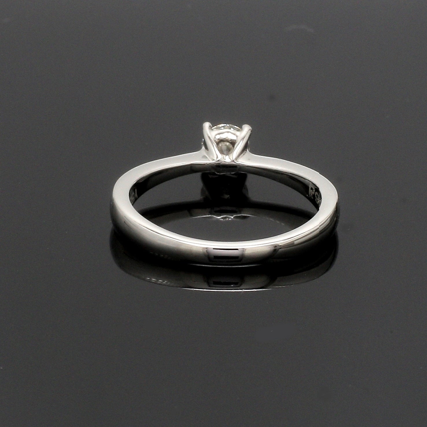 0.30 cts Solitaire Platinum Ring JL PT RS RD 117   Jewelove.US