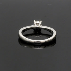 0.30 cts Solitaire Platinum Ring JL PT RS RD 117   Jewelove.US