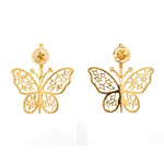 Load image into Gallery viewer, Natural Fancy Color Yellow Diamond Butterfly Pendant Chain Set for Women JL AU PE YD 101
