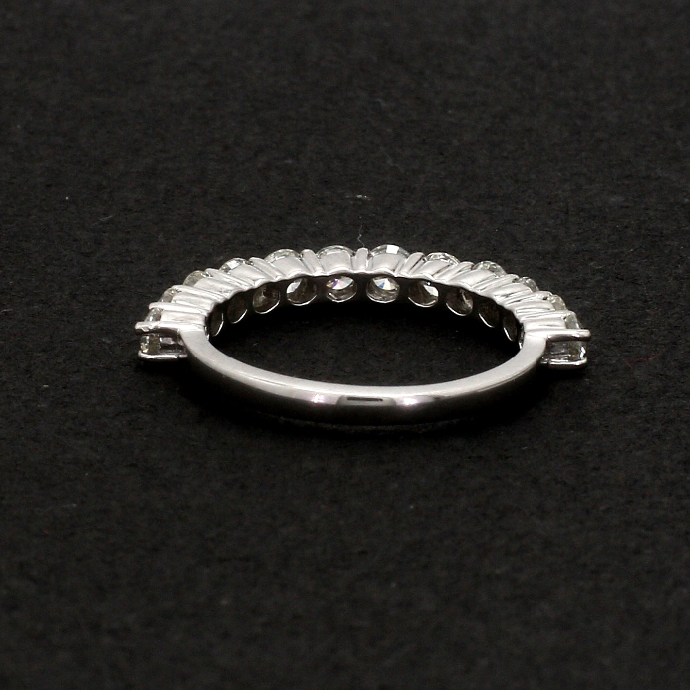 10 pointer Diamonds Half-Eternity Wedding Band for Women JL PT 918