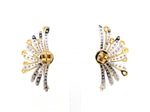 Load image into Gallery viewer, 18K Yellow Gold Earrings with Natural Fancy Yellow &amp; White Diamonds JL AU E 102
