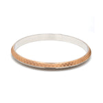 Load image into Gallery viewer, Men of Platinum | 7mm Platinum Kada with Rose Gold for Men JL PTB 1297
