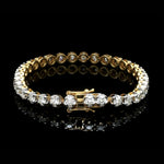 Load image into Gallery viewer, 18-Pointer Diamond Tennis Bracelet 18K White Gold JL AU 755

