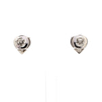 Load image into Gallery viewer, Evara Platinum Diamond Heart Earrings JL PT E 326   Jewelove.US

