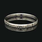Load image into Gallery viewer, Platinum Engraved Baby Kada for Men JL PTB 1289
