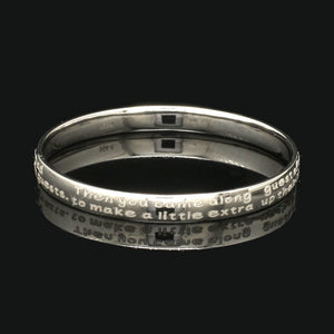 Platinum Engraved Baby Kada for Men JL PTB 1289