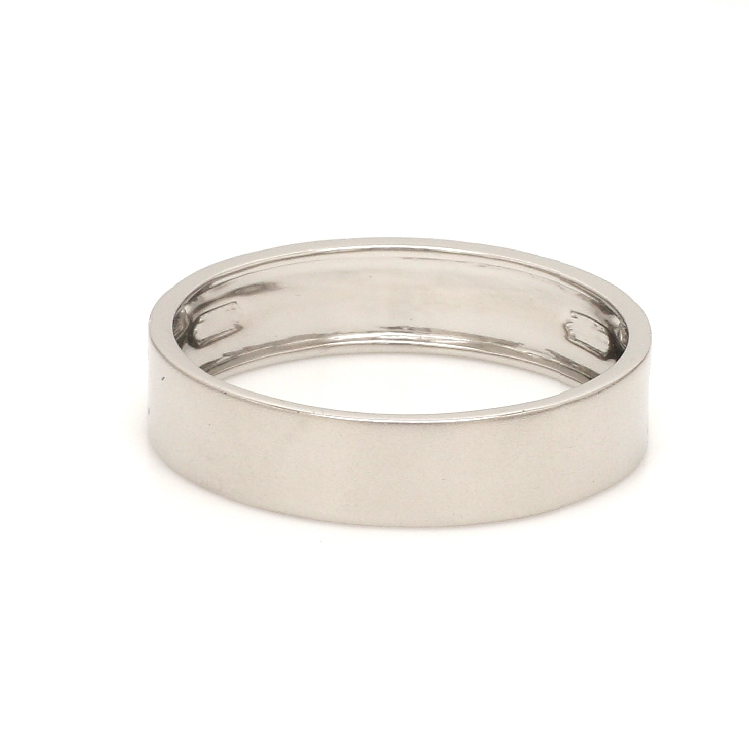 Hexagonal Textured Platinum Love Bands JL PT 422