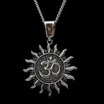 Load image into Gallery viewer, Sun Om Pendant | Platinum + Rose Gold JL PT P 375
