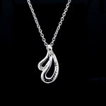 Load image into Gallery viewer, Evara Platinum Double Style Diamond Pendant for Women JL PT P 238
