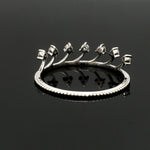 Load image into Gallery viewer, Beautiful Crown Platinum Diamond Ring for Women JL PT LR 129
