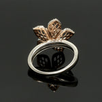 Load image into Gallery viewer, Platinum Pink Flower with Diamonds Ring for Women JL PT 1311   Jewelove
