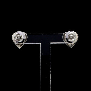 Evara Platinum Diamond Heart Pendant Set JL PT P E 326   Jewelove.US