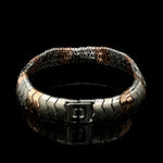 Load image into Gallery viewer, 12mm Platinum Rose Gold Bracelet with Hi-Polish &amp; Matte Finish for Men JL PTB 1177
