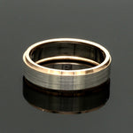 Load image into Gallery viewer, Platinum Love Bands with Rose Gold Ring JL PT 1408
