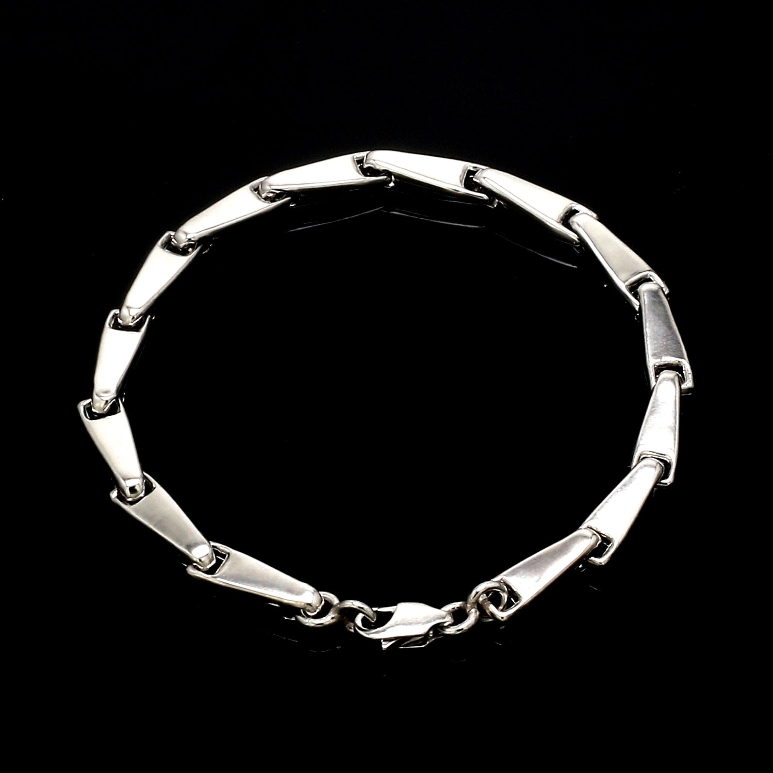 4.5mm Platinum Light Weight Bracelet for Men JL PTB 1301