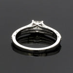 Load image into Gallery viewer, 1-Carat Lab Grown Princess Cut Diamond Shank Platinum Engagement Ring JL PT LG 6594
