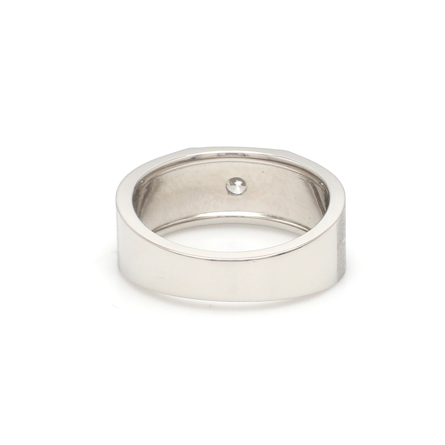 Diamond Platinum Ring for Men JL PT 1110   Jewelove.US