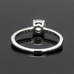 Load image into Gallery viewer, 1-Carat Lab Grown Solitaire Diamonds Accents Platinum Ring JL PT LG 1441
