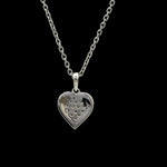 Load image into Gallery viewer, Evara Platinum Diamond Heart Pendant Set JL PT P E 326   Jewelove.US
