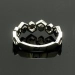 Load image into Gallery viewer, Platinum Love Bands with Rose Gold JL PT 1051
