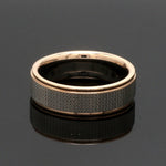 Load image into Gallery viewer, 5.5mm Unisex Platinum Rose Gold Rings JL PT 1121-B
