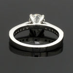 Load image into Gallery viewer, 1-Carat Lab Grown Solitaire with Diamond Accents Platinum Engagement Ring JL PT LG 1388
