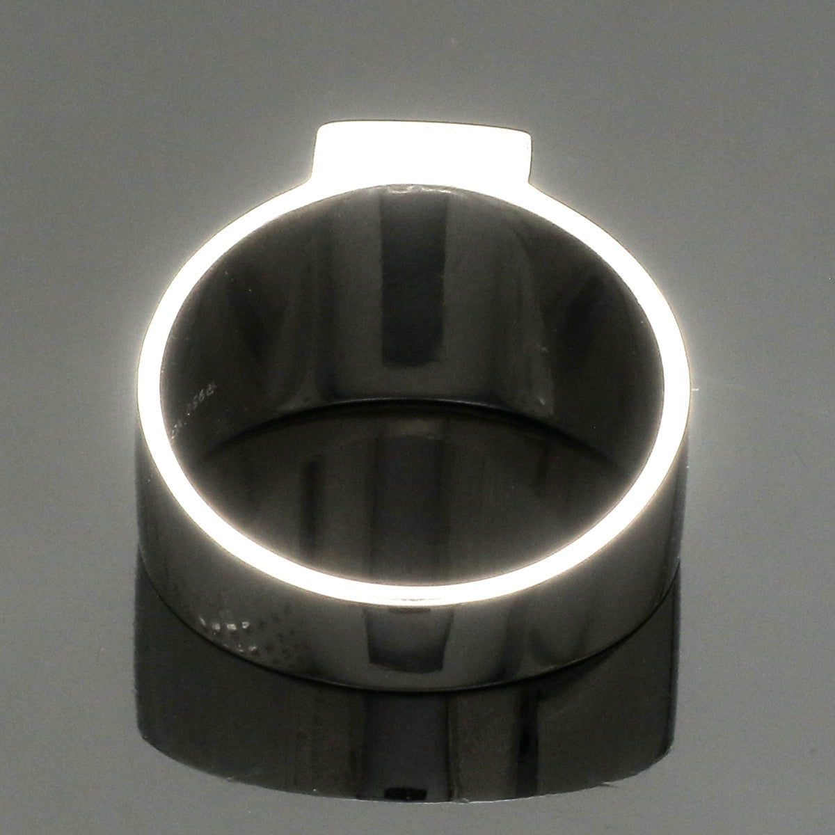 Plain Platinum Ring for Men JL PT 1387