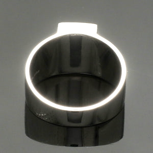Plain Platinum Ring for Men JL PT 1387