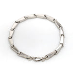 Load image into Gallery viewer, 4.5mm Platinum Light Weight Bracelet for Men JL PTB 1301
