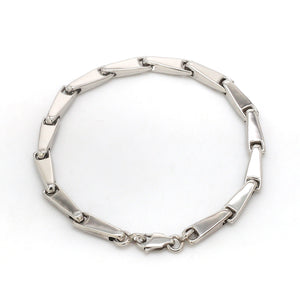 4.5mm Platinum Light Weight Bracelet for Men JL PTB 1301