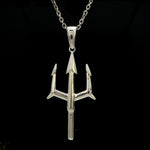 Load image into Gallery viewer, Plain Platinum Trishul Pendant JL PT P 376

