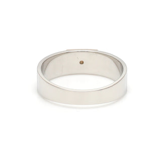 Parallel Paths Platinum Couple Rings with Rose Gold & Diamonds JL PT 966