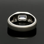 Load image into Gallery viewer, Emerald Cut Solitaire Lab Grown Diamond Ring for Men JL PT LG-1431
