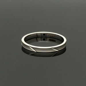 2mm Japanese Platinum Women's Ring with Matte Finish JL PT 1334   Jewelove