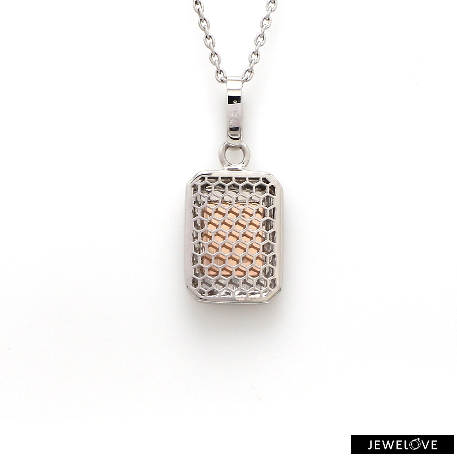 Platinum Rose Gold Sikh Pendant JL PT Ik Onkar