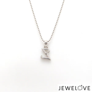 Alphabet Platinum Pendants JL PT P Alphabet-1