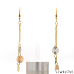Load image into Gallery viewer, Designer 18K Yellow Hanging Gold Earrings JL AU E 02   Jewelove.US
