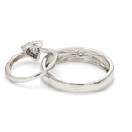 Load image into Gallery viewer, Beautiful Platinum Love Bands with Diamonds JL PT 903   Jewelove.US
