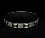 Load image into Gallery viewer, Broad Platinum Bangle for Women with Diamond Cut JL PTB 622   Jewelove
