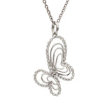 Load image into Gallery viewer, Butterfly Platinum Pendant with Diamonds JL PT P 8109   Jewelove.US
