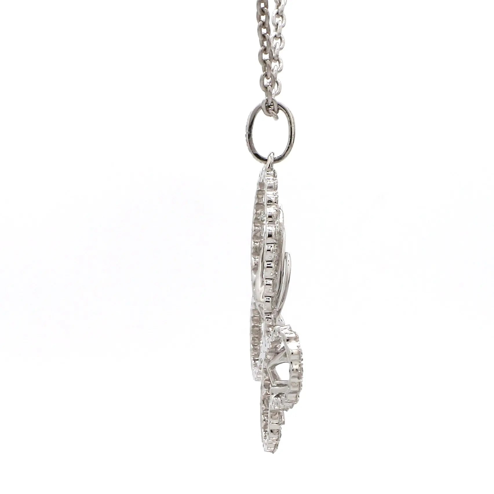 Butterfly Platinum Pendant with Diamonds JL PT P 8109   Jewelove.US