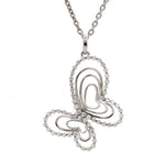 Load image into Gallery viewer, Butterfly Platinum Pendant with Diamonds JL PT P 8109   Jewelove.US
