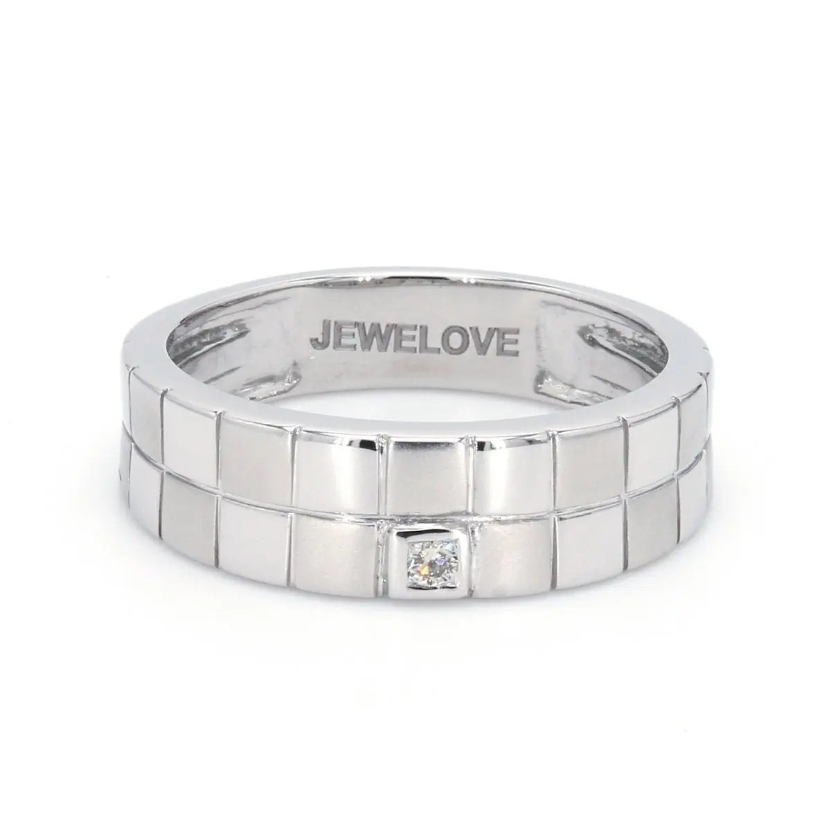Chess Inspired Couple Bands in Platinum JL PT 423   Jewelove