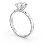 Load image into Gallery viewer, Classic 4 Prong Platinum Cushion Cut Solitaire Ring   Jewelove.US
