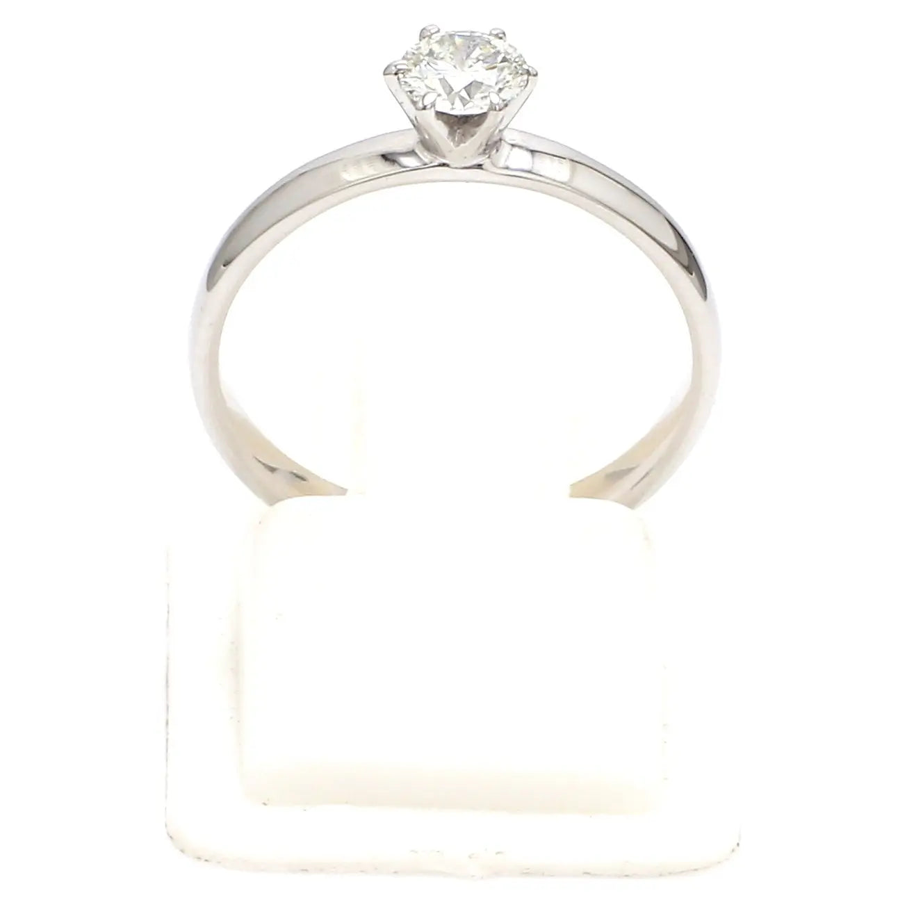Classic 6 Prong Solitaire Ring made in Platinum SKU 0011   Jewelove.US