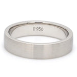 Load image into Gallery viewer, Classic Matte Finish Plain Platinum Band for Men JL PT 667   Jewelove.US

